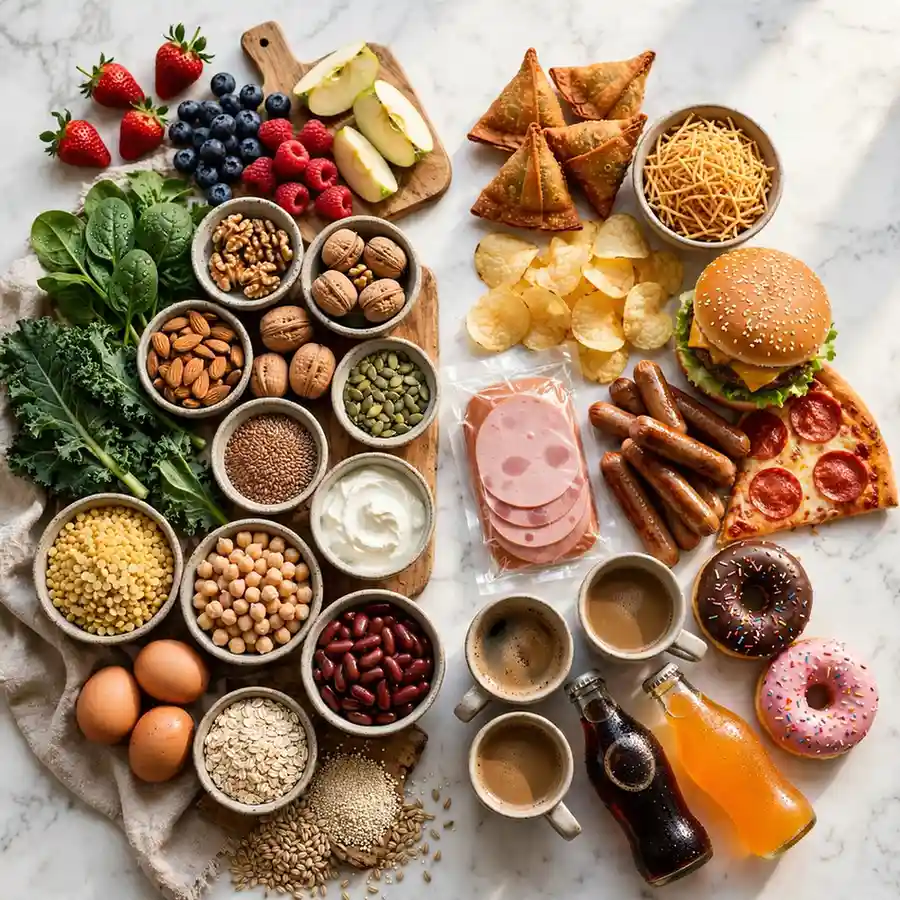 healthy-vs-processed-food-split