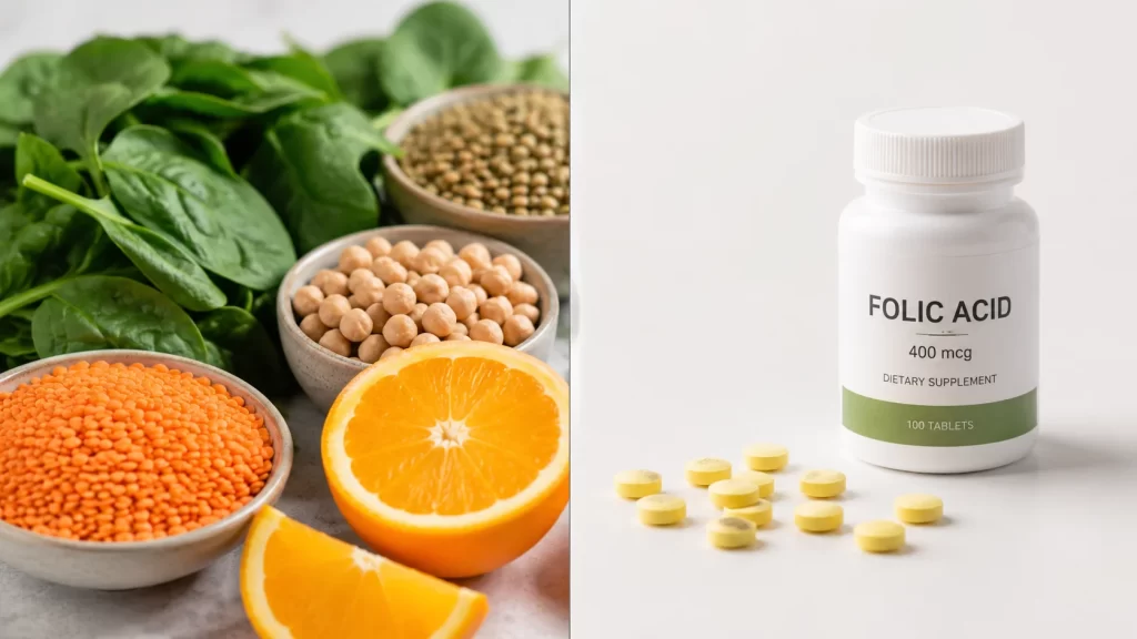 natural-folate-vs-synthetic-folic-acid-comparison